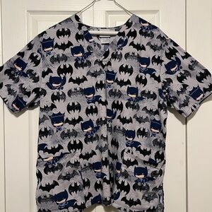 Cherokee Batman Themed Scrub Top